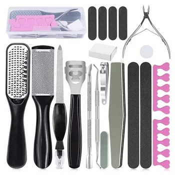 

21 in 1 Pedicure Tools Set Professional Foot Dead Skin Remover Foot Care Tools for Men Women Mother Father Day Gift