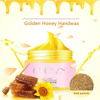 

Honey Peel Off Hand Wax Mask Gel Exfoliating Hydrating Whitening Hand Wax KG66