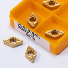 Dcmt070208 vp15tf ue6020 us735 ninternal torneamento ferramenta dcmt 070208 carboneto de inserção torno ferramenta de torneamento ferramentas de corte de inserção