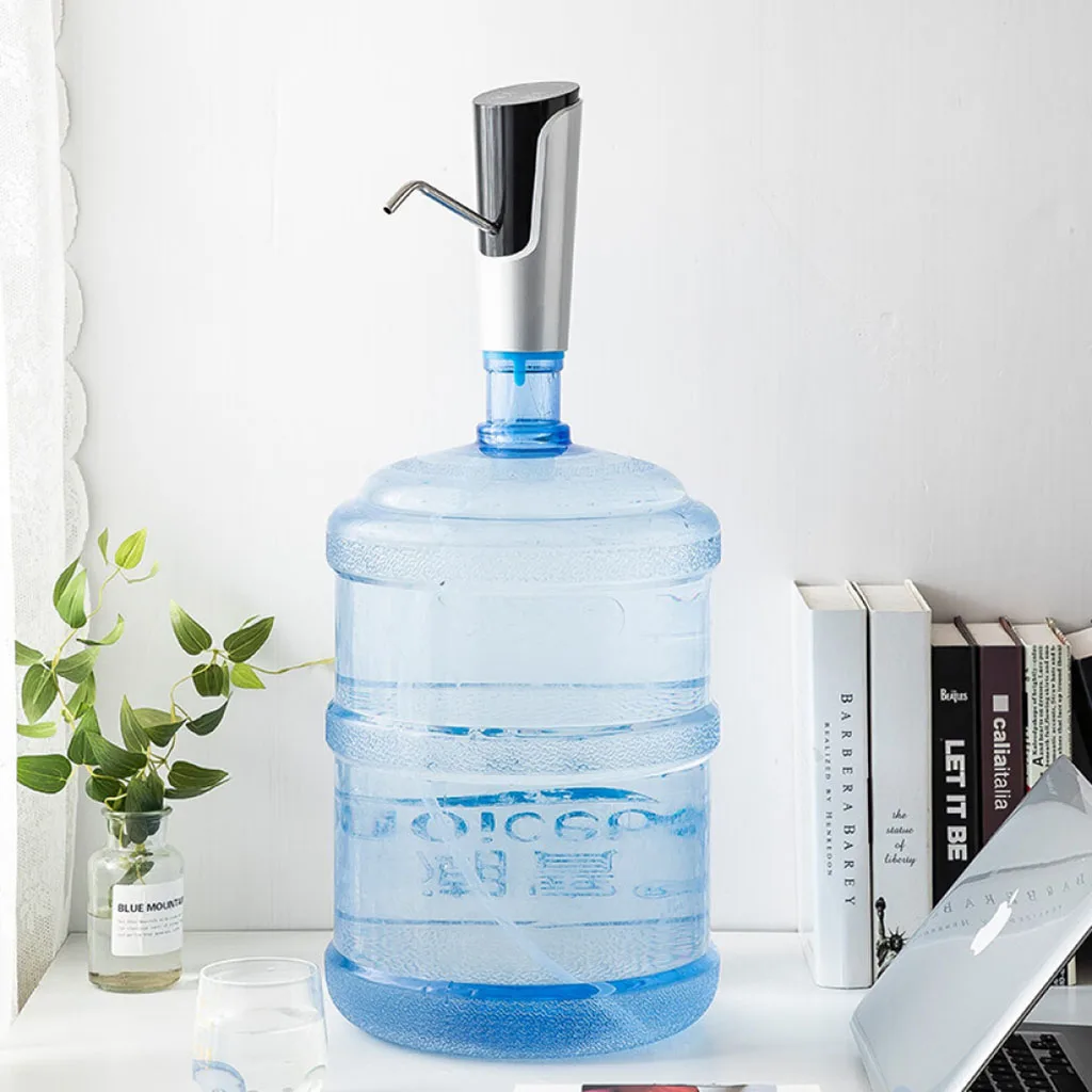 Portable Water Bottle Dispenser Automatic Electric Drinking Pump Space Saving