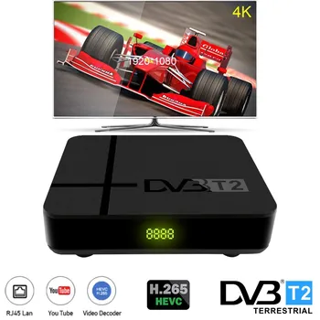

Vmade DVB-T2 DVB-T H.265/HEVC HD 1080P Digital Terrestrial TV Receiver Built-in RJ45 Network Support Youtube Dolby AC3 IPTV M3U