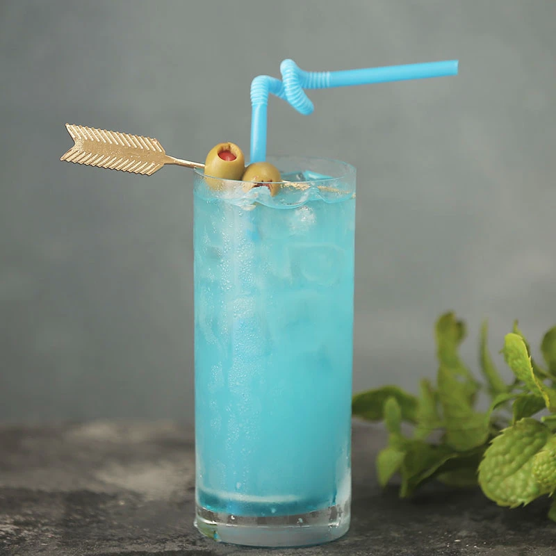 1Pcs Fruit Cocktail Pick Stick Stainless Steel Fruit Sticks Bar Tools Drink Stirring Sticks Martini Pick Party Bar Tool