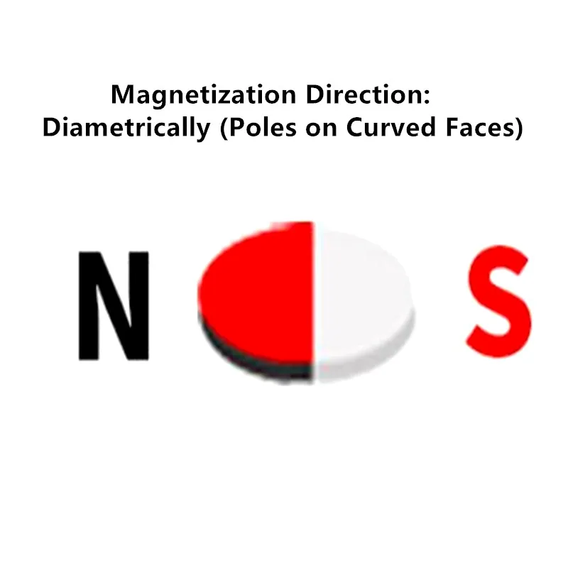 Diametrically Neodymium Magnet 2x25 3x15 4x10 4x9 4x2.5 5x5 5x10 5x30 6x5 6.35x6.35 6x20 6x25 6x30 mm Magnetic encoder magnet