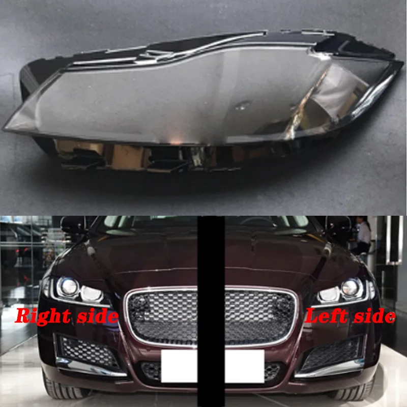 For JAGUAR XFL 2016 2017 front headlamps transparent lampshades lamp shell masks headlights cover lens Headlight glass | Автомобили и