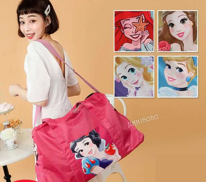 Женский рюкзак из мультфильма Disney нейлоновая вместительная сумка белоснежной