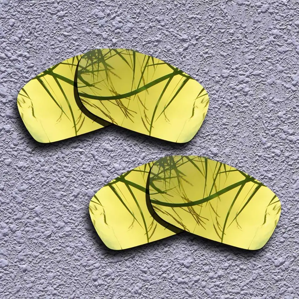 2 Pairs Polarized Replacement Lenses for Oakley Fives Squared Sunglasses- Multiple Choices - Цвет линз: Golden-Golden