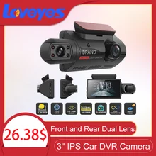3'' IPS Car DVR Camera Hidden Video Recorder Dual lens Dashcam HD Night Vision Dual Recording Front and Rear Dvr Cameras A68