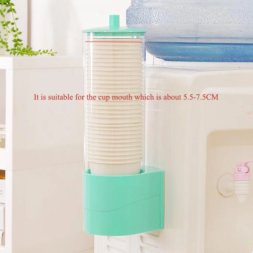 Автоматические одноразовые бумажные стаканчики держатель для хранения воды диспенсер одноразовые чашки пластиковый контейнер держатель