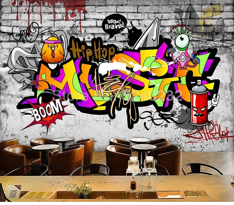 Papel de parede foto personalizada 3d, arte