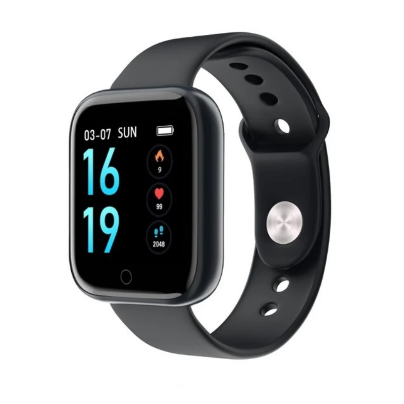 Женские Смарт-часы P68 P70, Bluetooth, умные часы, кровяное давление, кислородный пульсометр, спортивные Смарт-часы для Apple iPhone IOS - Цвет: Silica Gel black