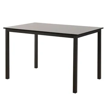 

Simplistic Iron Frame Dining Table Black Dinning Table For Dinning Room