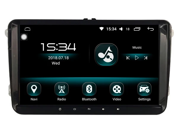 " Android 9,0 Pie OS автомобильный мультимедийный gps радио для Volkswagen Sharan 2010-& Beetle 2011-& T5 Caravelle 2010