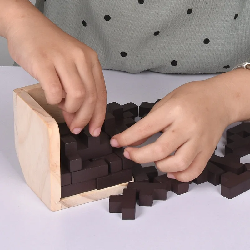 

New Classic Brand Building Blocks Creative Bricks Model Figures Educational Kids Toys Small Size Block Kongming lock Luban lock