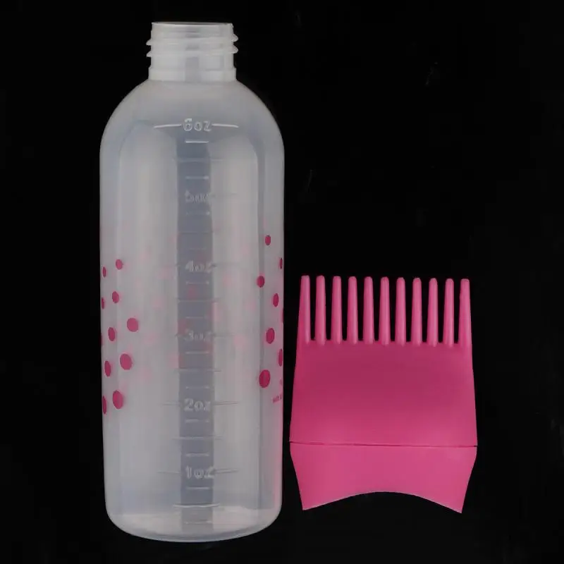 Горячая Распродажа пластиковая краска для волос шампунь аппликатор бутылка с градуированной дозирующей щеткой салонный комплект окрашивающий краситель для волос Инструменты для укладки