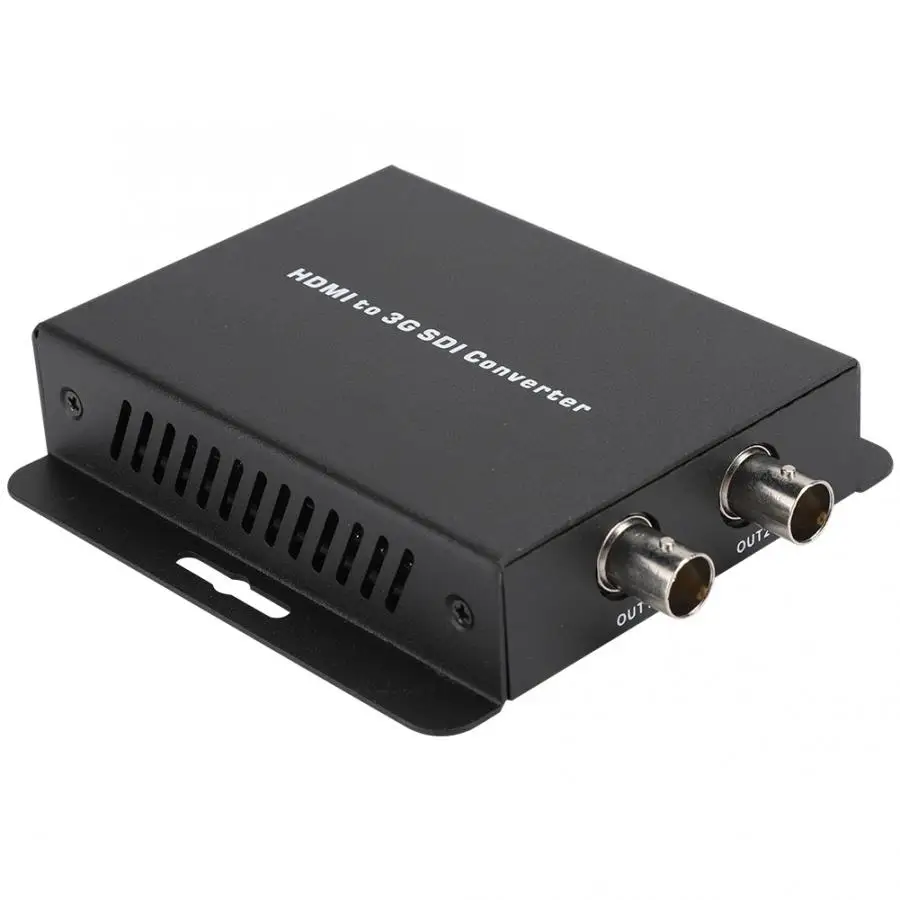 AM-S002 Converter MINI 3G SDI to HDMI Black Metal for Long-Distance Transmission 2.970 Gbit/s high bit rate (100-240V) |