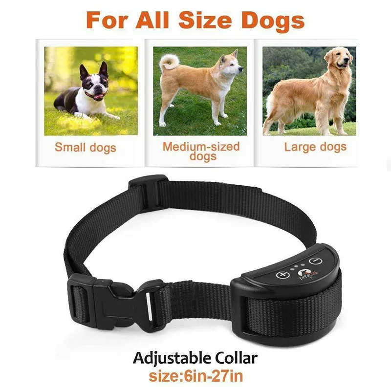 MarysDe@lz Dog Training Collar With Remote Control Waterproof Dog Training Device Stop Barking Deterrent Device No Bark Collar Bark Collars Anti-Bark Devices Rechargeable