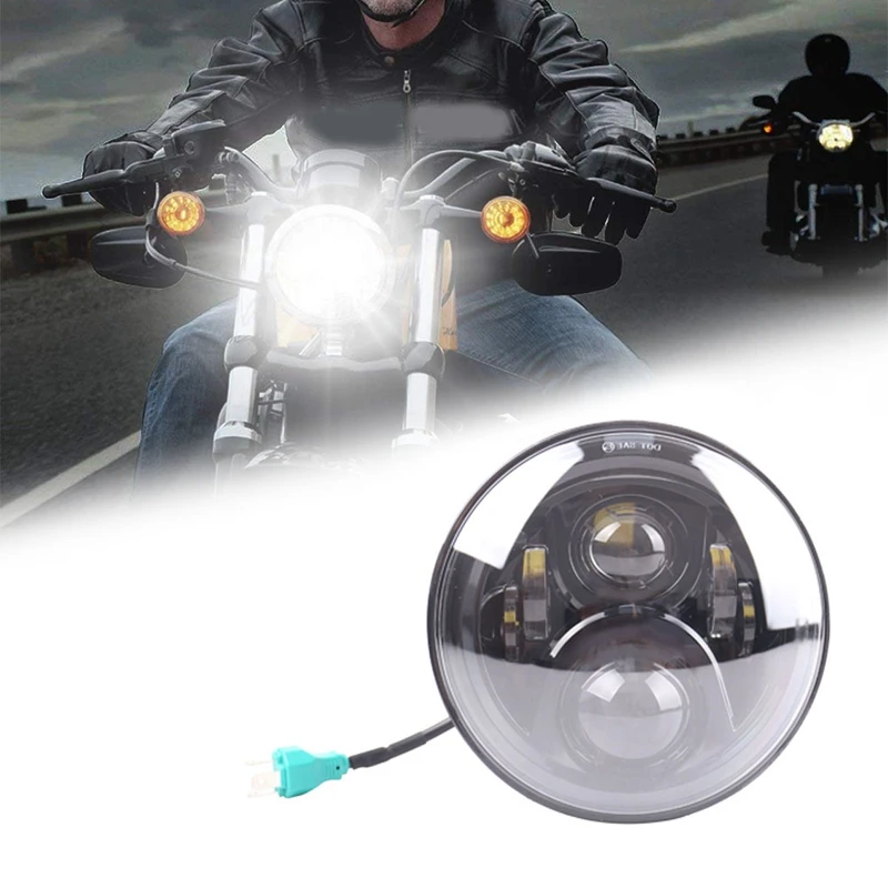

1Pcs 12V/24V 7 Inch Led Headlights for Honda Motorcycle Headlights Round Headlight