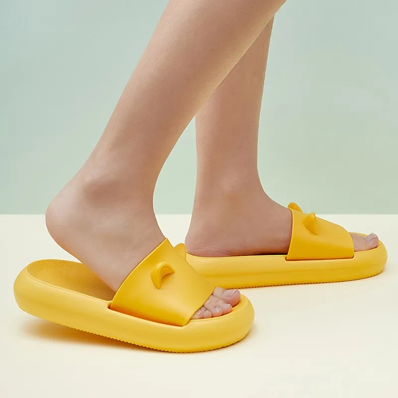 Chanclas de verano para hombre y mujer, sandalias con plataforma de gato en 3d de dibujos animados, para el baño - Calzado