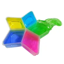 OCDAY «сделай сам» прозрачный слизь шпатлевка антистрессовая Желейная масса клей «жевачка» для рук шпатлевка Полимерная глина Пластилин резиновая игрушка для песочницы подарок