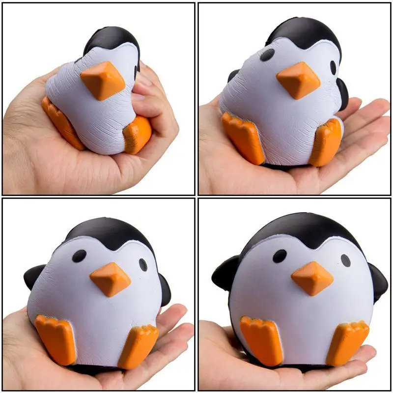 

New Products Pu Squishy Toys Memory Foam Model Penguin Memory Foam Model Men's Penguin Baby