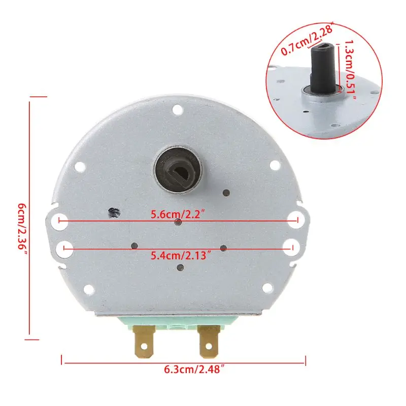 50/60Hz AC21V 3W духовка с синхронным электродвигателем микроволновая печь двигатель поворотного круга SSM-16HR для LG