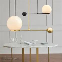 Скандинавские Волшебные фасоли светодиодный подвесной светильник простой художественный дизайн гостиная столовая кафе кухня подвесной