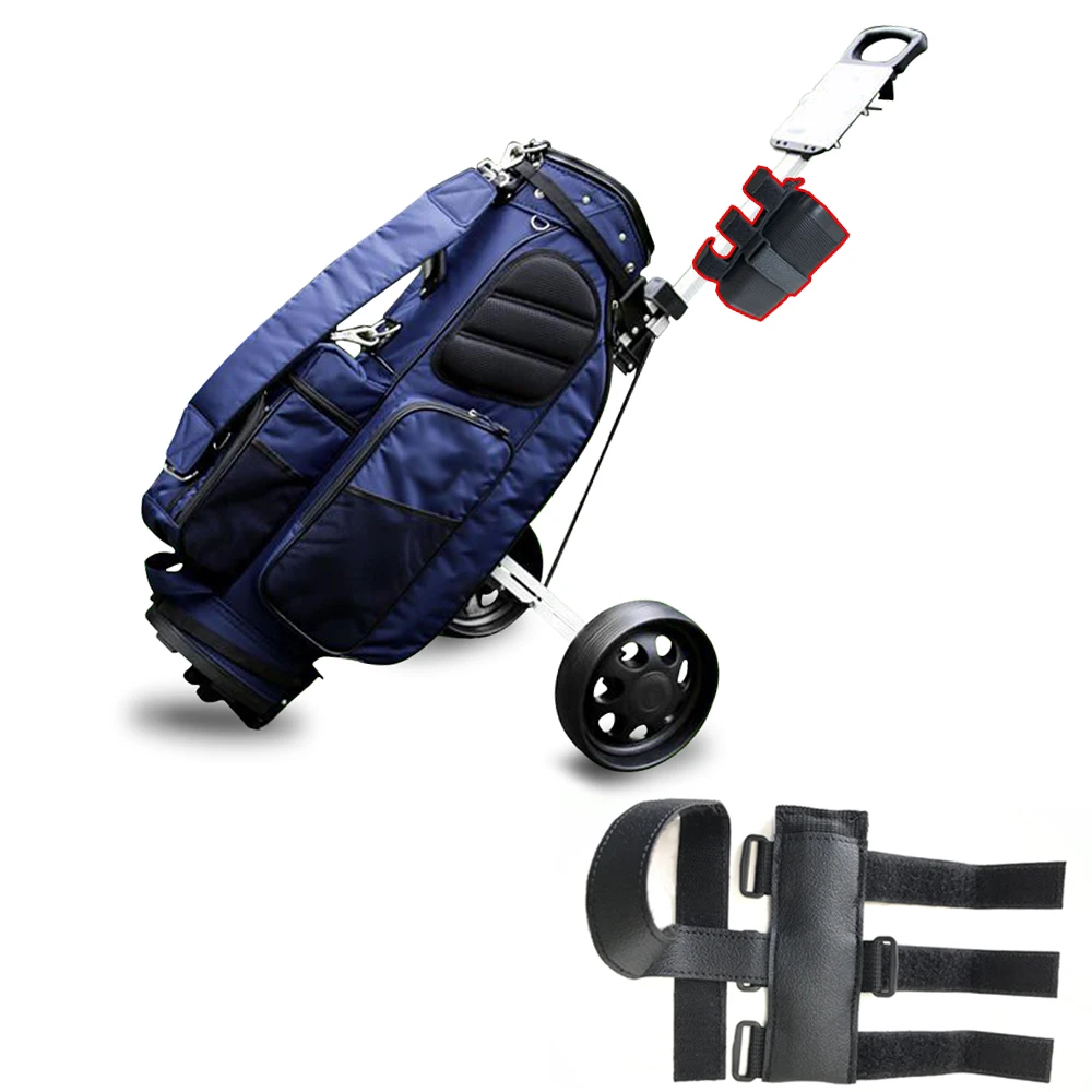 

Portable Golf Trolley Speaker Mount Golf Cart Rangefinder Bracket Buggy Stand Adjustable Strap Attachment to Railing Cross bar
