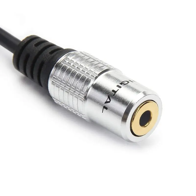 1/4 дюйма до 3,5 мм стерео кабель-адаптер 6,35 мм TRS папа до 3,5 мм мама четверть дюйма разъем для наушников конвертер AUX соединительный кабель