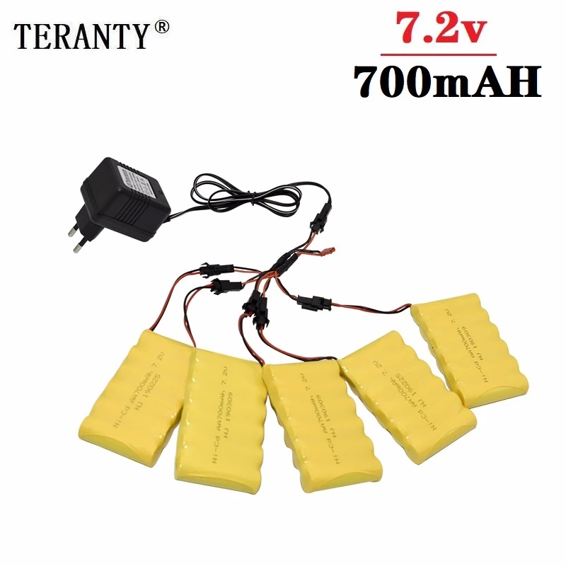 (SM Plug) Ni CD 7 2 в 700 мАч аккумулятор + USB зарядное устройство для радиоуправляемых