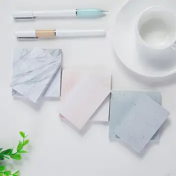 

Marble Square Memo Stickers Notes Creative Mark Note Student Sticky School Tools