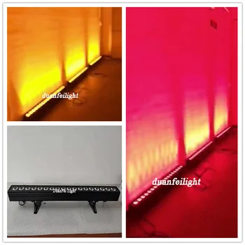 

18x15w 5in1 rgbwa dmx led wash wall bar high bright color bar washer wall led lyre