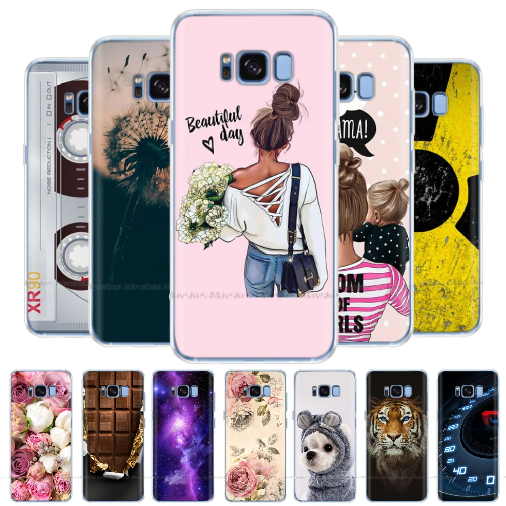 Per Samsung S 8 S8 Custodia Cover Posteriore Per Samsung Galaxy S8 Plus Custodia Cover Morbida In Silicone Tpu Fundas Coque Per Samsung S8 Custodia Pe