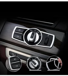 Bande de garniture de cadre de lampe de phare, autocollant pour BMW série 5 2011 – 2017 F10 F18 F07 F25 F26 F01, décoration intérieure 