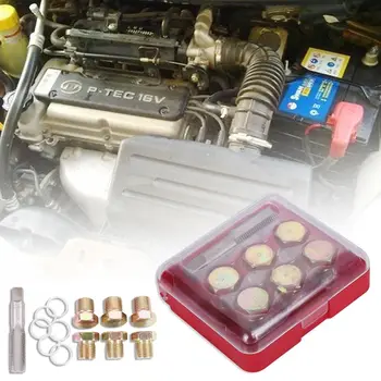 

7 pcs M15X1.5 Oil Sump Pan Stripped Thread Repair Tools Set Automotive Drain Tool