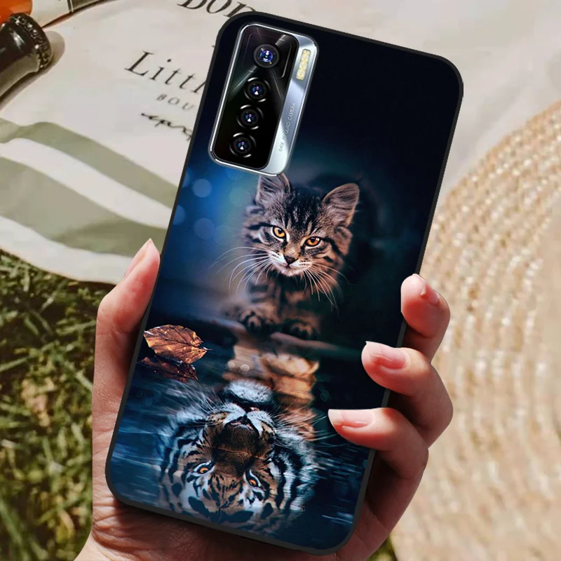 Silicone Back Cover Phone Case with Soft Bumper Coque