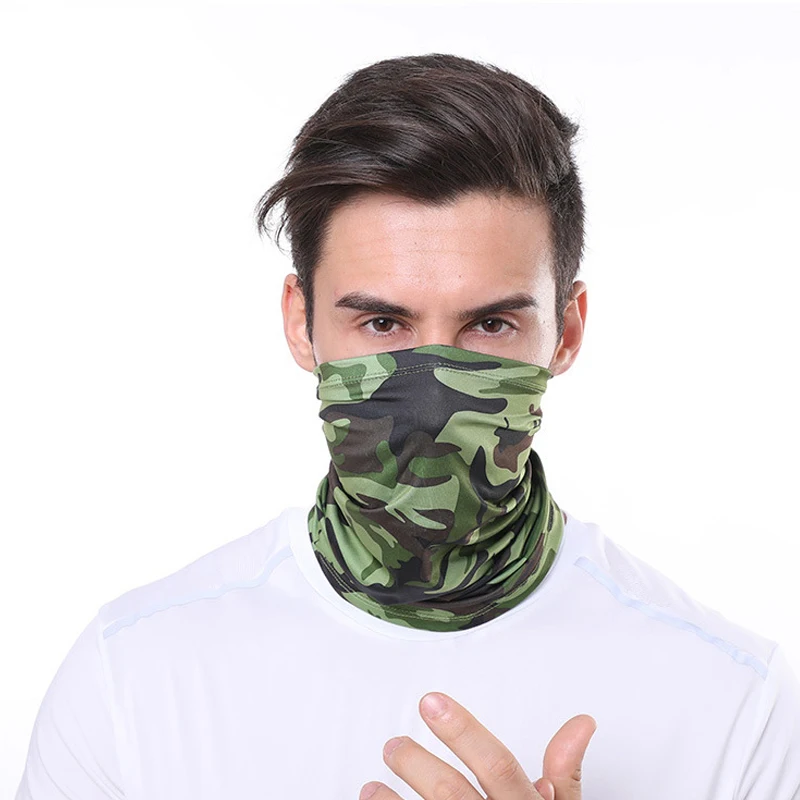 

Camouflage Scarves Face Mask Cycling Bandana Army Tactical Balaclava Airsoft Neck Cover Gaiter Hiking Camping Hunting Headband