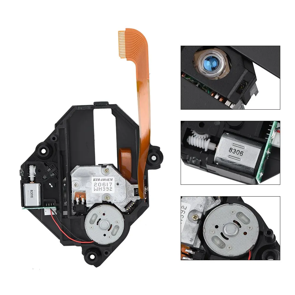 

KSM-440AEM Optical Lasers Lens Replacement for Sony PS1 Playstation Replacement Parts Kit