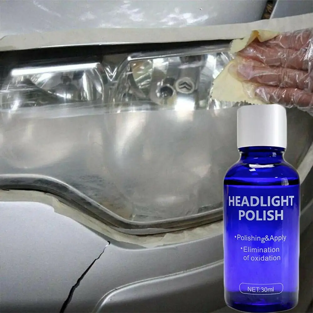 

Universal 9H Car Hardness Headlight Lens Restoration Kit Headlight Repairing ToolLiquid Polish Auto Cleaner Set Car Accessories