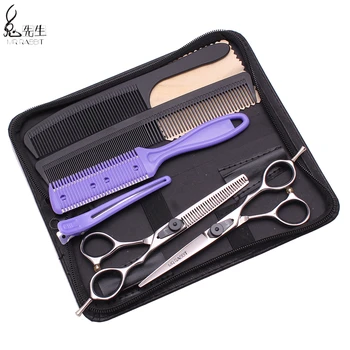 

Hairdressing Scissors Set 5.5" 6" Mr Rabbit JP Stainless Thinning Shears Hair Cutting Scissors Scissors Hair Professional M9015