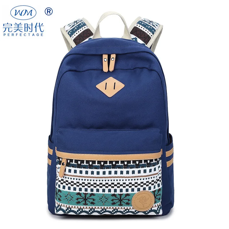 Amazon рюкзак популярный бренд рюкзак женский холщовый с принтом в студенческом стиле школьная сумка для школьников