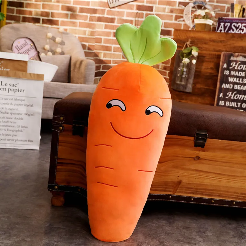 45-110 см мультфильм растение улыбка плюшевая морковка игрушка милая имитация овощей Подушка-Морковка куклы мягкие игрушки для детей подарок - Цвет: 5
