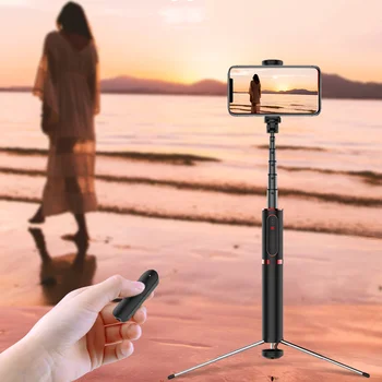 

1M Tripod Monopod Selfie Stick Bluetooth With Button Selfie Stick For Samsung Note 8 9 S9 selfie stick for iphone 6 7 8 plus