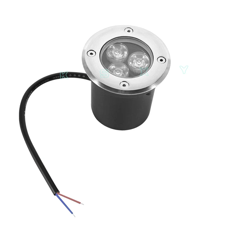 IP68 LED Underground Light 1W 3W 5W 7W Waterproof Floor Lamp Outdoor Ground Spot Landscape Garden Path Buried Yard 85-265V DC12 led underground light