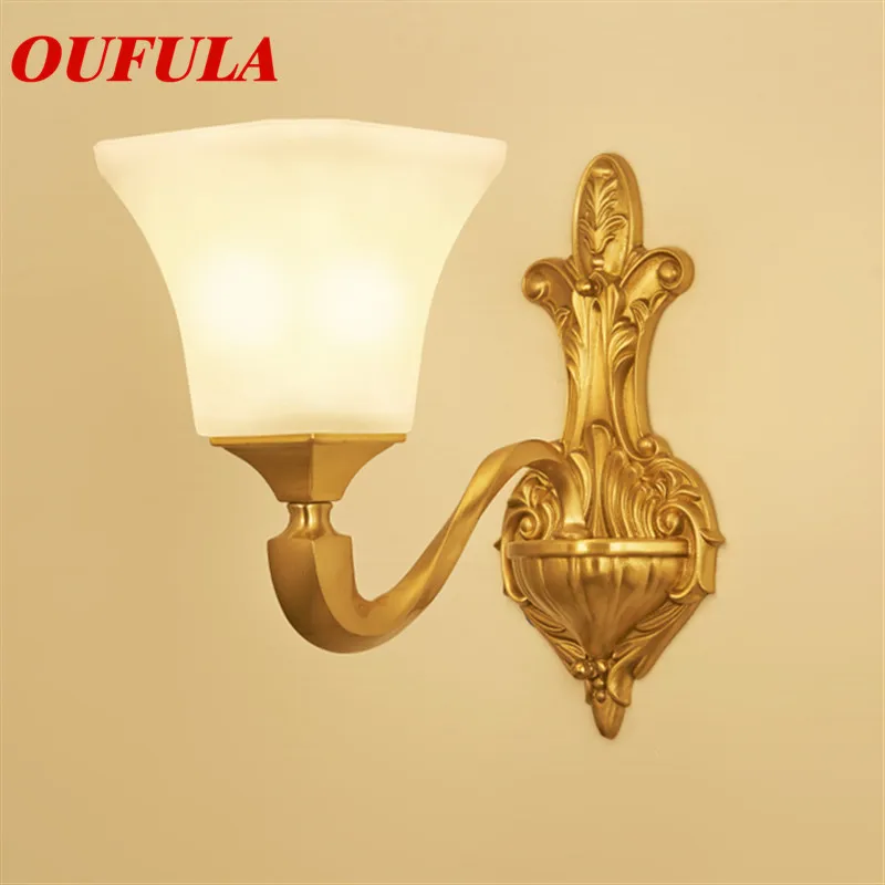 

DLMH Indoor Wall Lamps Fixture Copper Modern LED Sconce Contemporary Creative Decorative For Home Foyer Corridor Bedroom