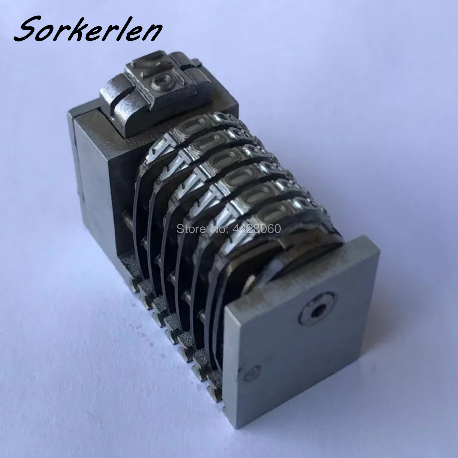 Replacement Center Shaft for Letterpress Numbering Machine with drop zero 