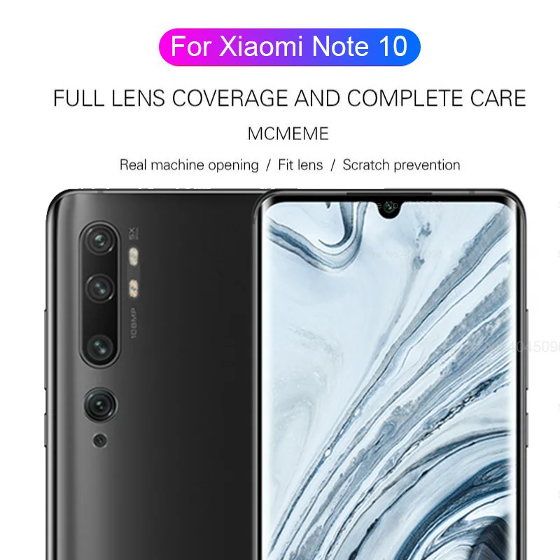 2 в 1 стекло для камеры NUL 10 10 pro закаленное стекло для xiaomi xio mi note10 note 10Pro задняя крышка Защитная пленка для экрана