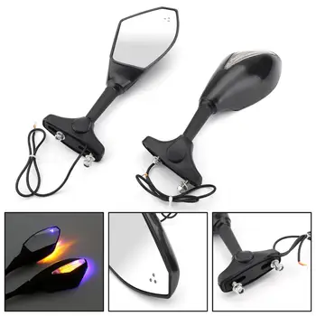

Artudatech Blue LED Mirrors For YAMAHA YZF R6 R6S FZ1 FZ6 FAZER FZ8S FJR1300 XJ6 FZR600 For SUZUKI For KAWASAKI Motorcycle Parts