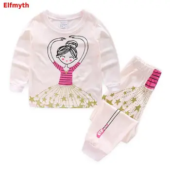 

2019 Girls Pajamas Set Nightgown Princess Bling Clothing Baby Girl Clothes Pyjamas Kids Pyjama Enfant Pizama Pajama Sleepwear