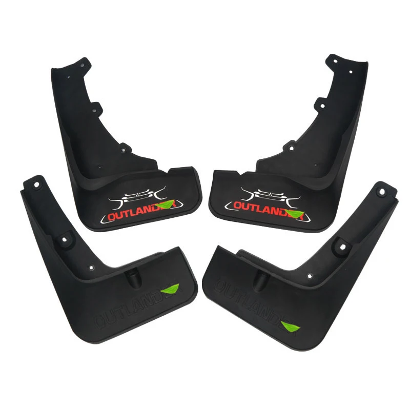 for Mitsubishi Outlander2019 High quality soft plastic front and rear wheel splash guards 4pcs/set Car-styling | Автомобили и