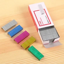 Universal 24/6 Chisel Point Standard Colorful Staples, 3.4cm Length, 800/Box, Paper Book Binding Staples Fits Standard Staplers